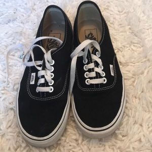 Black lace up vans